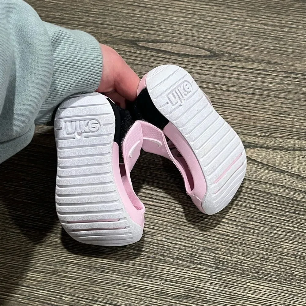 NWT Nike Sunray Protect 3 Toddler Sandals Pink Black White Size 5C DH9465-001